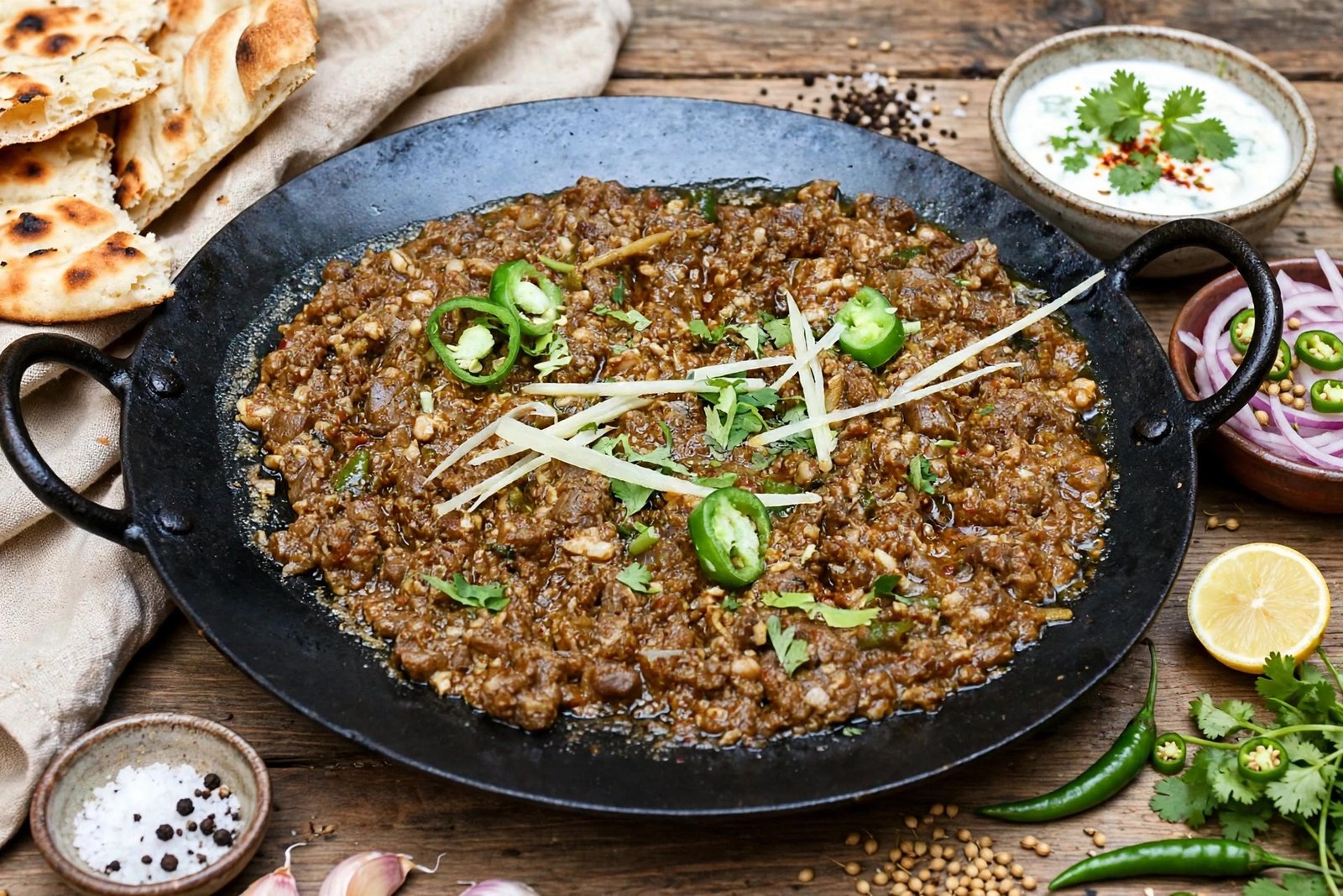Katakat served beautifully, ready to eat