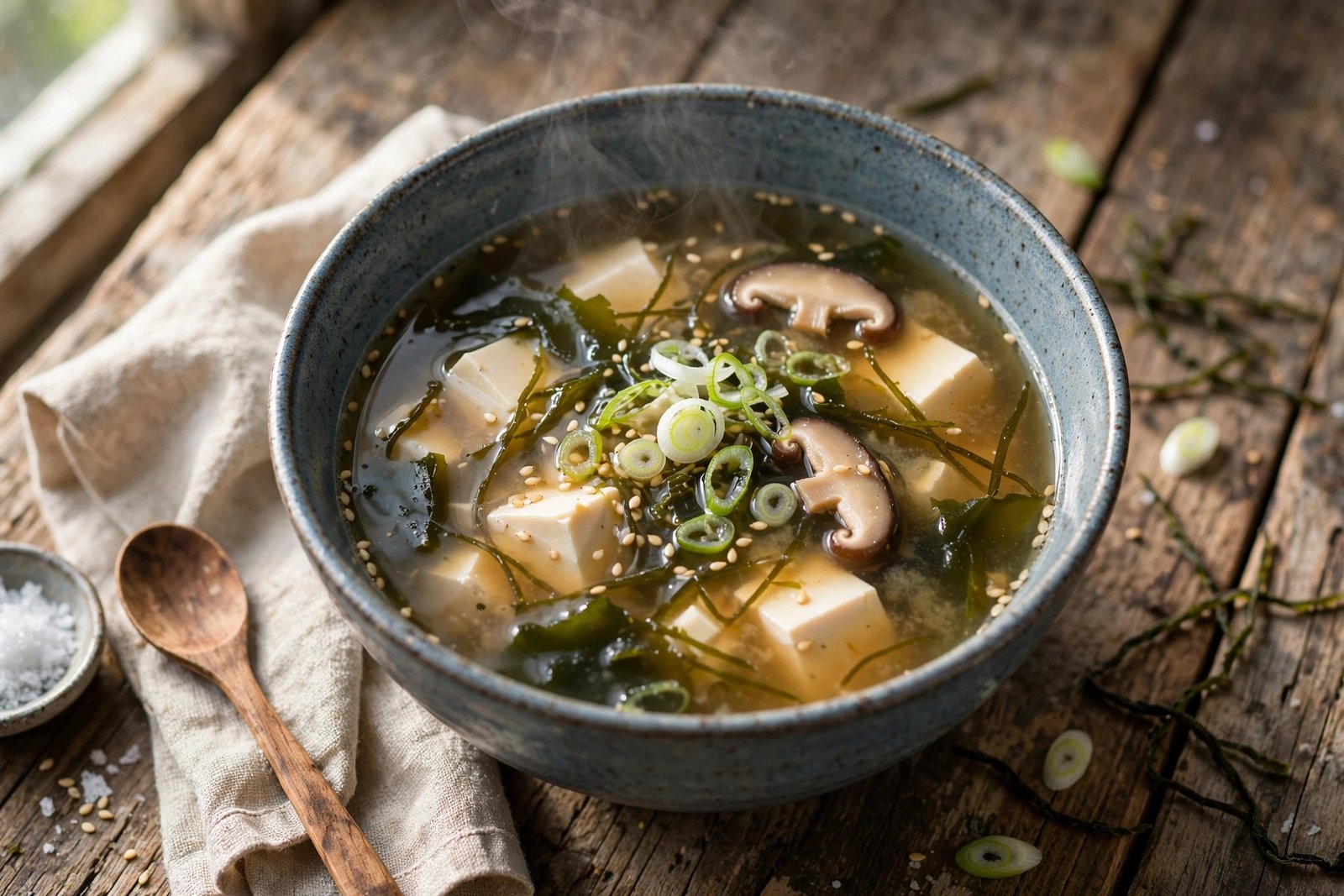 Classic Miso Soup served beautifully, ready to eat