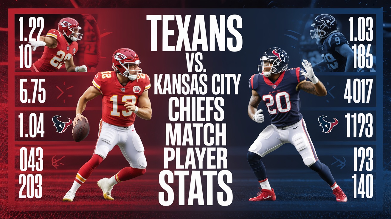 Texans vs. Kansas City Chiefs Match Player Stats: Simple Breakdown Of Best Performers